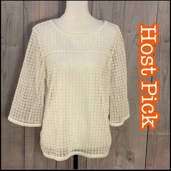 ✅Host Pick✅ Chelsea28 Long Sleeve Blouse, Medium - Picture 1 of 8